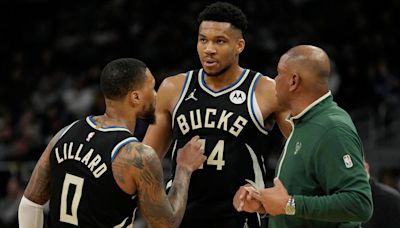 Bucks injuries: Giannis Antetokounmpo, Damian Lillard 'close' to returning, but listed as doubtful for Game 6