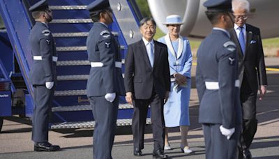 El emperador de Japón llega al Reino Unido para una visita de Estado