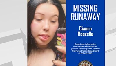 Fargo Police Department asks for help looking for a missing runaway