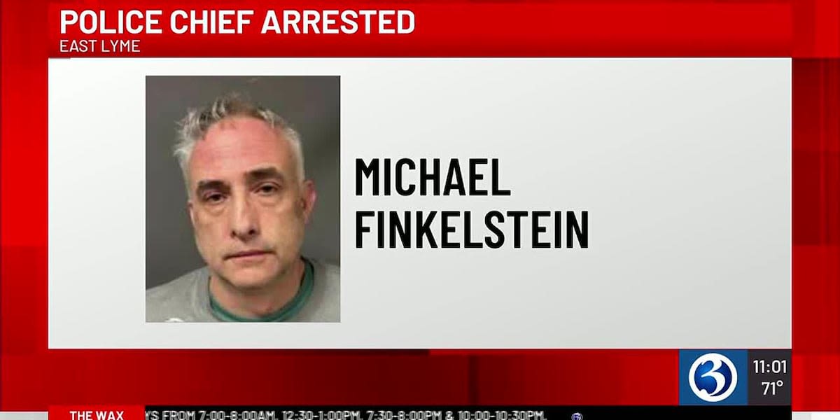 State police arrest East Lyme Police chief