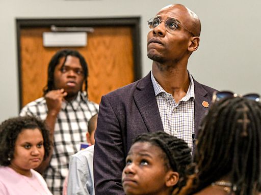 Photos: Ex Clemson football player encourages youth, 'who was I going to be as a man?'