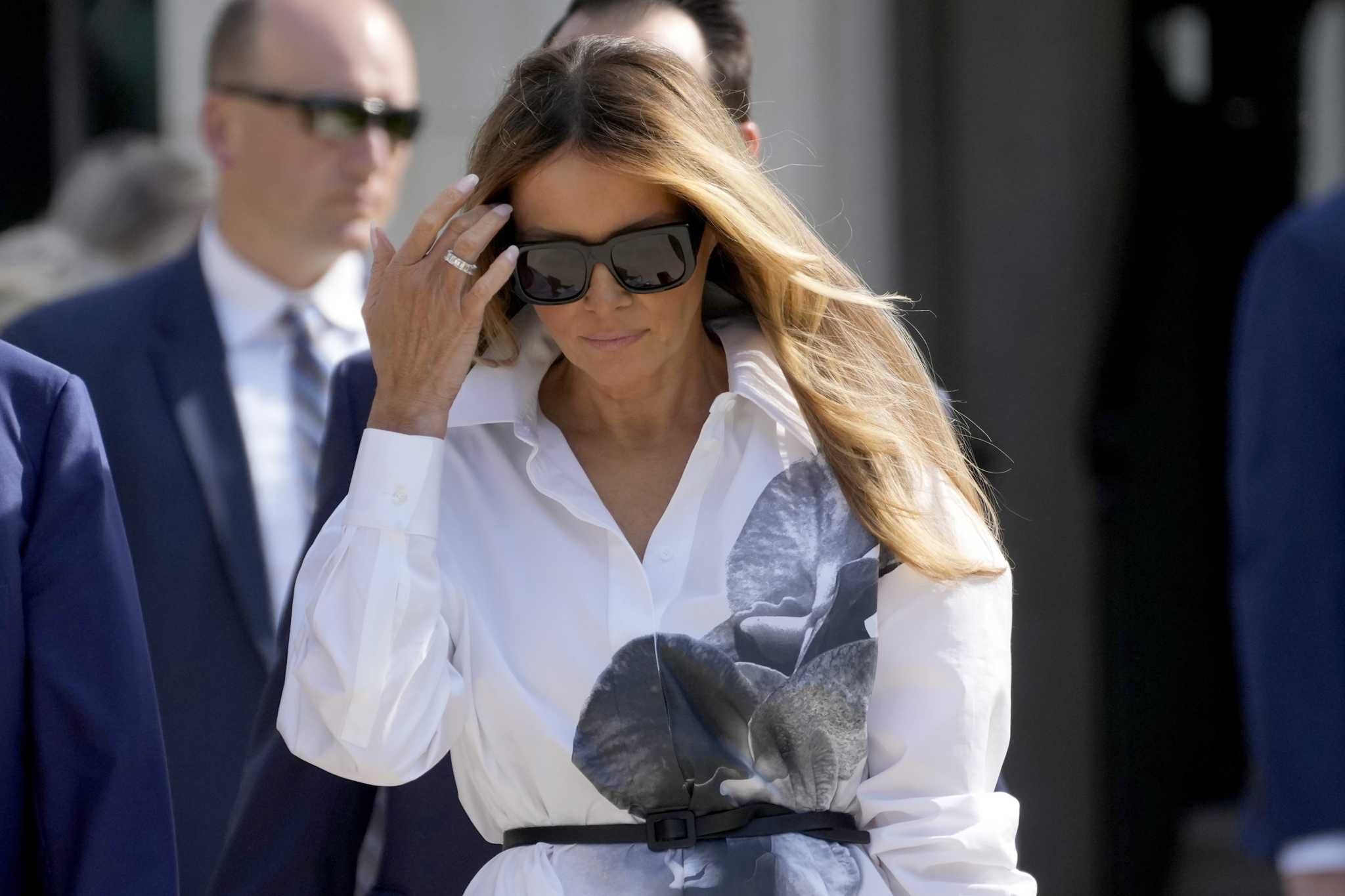 Former first lady Melania Trump stays out of the public eye as Donald Trump runs for president