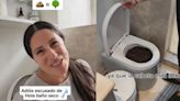 VIDEO de cómo funciona un baño seco de aserrín genera polémica y divide opiniones