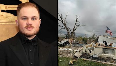 Zach Bryan and His Band Help with Clean Up After Tornadoes Tear Through Midwest: 'Standing with You'