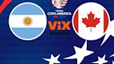 VIX Premium EN VIVO GRATIS - dónde ver Argentina vs. Canadá por TV y Streaming Online