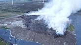 Edinburgh locals told 'close windows' as smoke billows 35 miles from blaze at waste facility