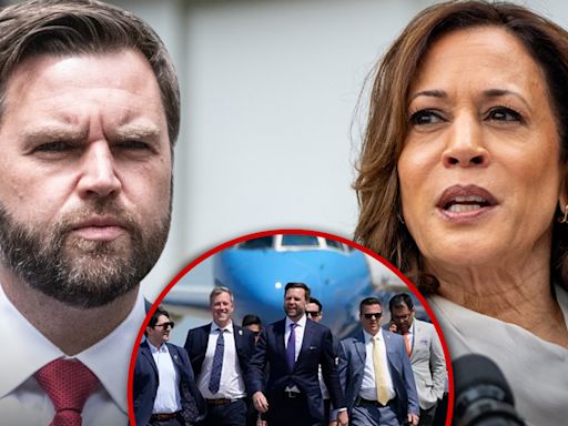 J.D. Vance Badmouths Kamala Harris on Tarmac, Feet From Air Force 2