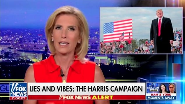 Laura Ingraham Creates List of ‘Lies’ Harris Will Apparently Tell at Debate