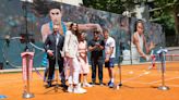 Nuevos murales en el court de tenis del Palacio Bosch: Sabatini, Serena Williams y Schwartzman, un puente de “amistad” entre la Argentina y EE.UU.