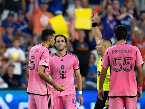 Busquets red carded as Inter Miami loses 6-1 to FC Cincinnati