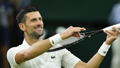 Djokovic, a semifinales de Wimbledon con récord y sin jugar