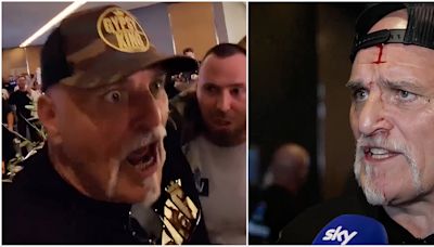 John Fury breaks his silence after headbutting Oleksandr Usyk's team mate, ahead of the Tyson Fury fight Saturday