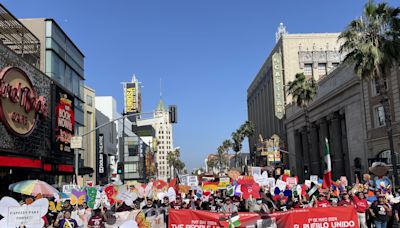 Las protestas contra guerra en Gaza protagonizan las marchas del Primero de Mayo en EEUU