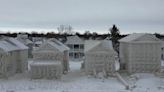 Historic blizzard turns row of Ontario houses into stunning ‘ice town’