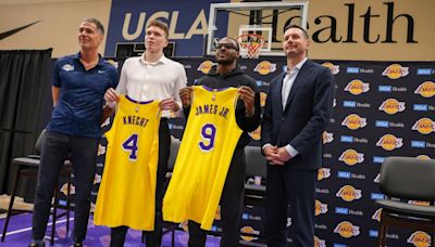 Hope for the future: Lakers introduce Dalton Knecht and Bronny James