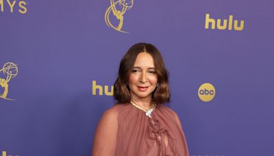 Maya Rudolph Goes Boho in a Dusty Rose Gown at the 2024 Emmys