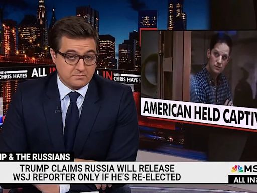 Chris Hayes Warns Trump Is ‘Openly Colluding’ With Putin to Keep WSJ Reporter Evan Gershkovich Imprisoned in Russia | Video