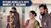 Riteish Deshmukh and Genelia D'souza appear adorable at Anant-Radhika's wedding