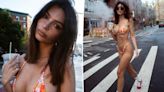 Emily Ratajkowski hits the streets of NYC in nothing but tiny Inamorata bikini