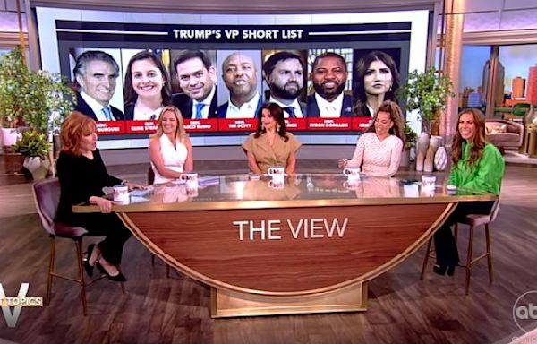 “The View'”s“ ”Joy Behar says Donald Trump's VP picks will audition to take Mike Pence's place 'in the noose'