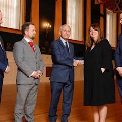 Fulbright Ireland presents Dr. Anthony Fauci with Public Service Award