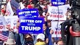 Donald Trump takes the stage in Wildwood as thousands cheer the former president