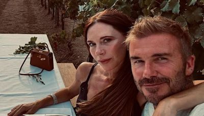 Victoria Beckham jokingly calls out husband David for 'using filter' on holiday picture 'that made her ginger'