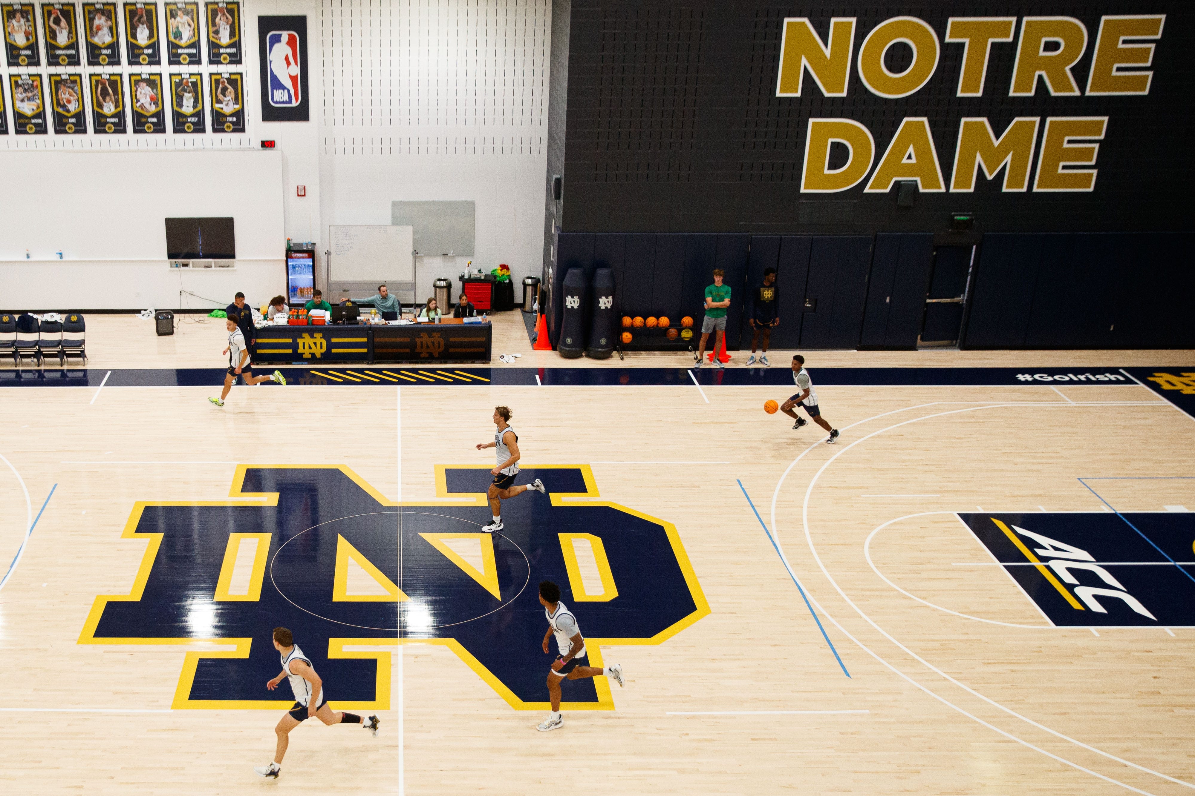 What was different this summer about the Notre Dame men's basketball team? It was obvious