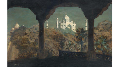 India between 1857 and 1947: How many different ways can you paint the Taj Mahal in Agra?