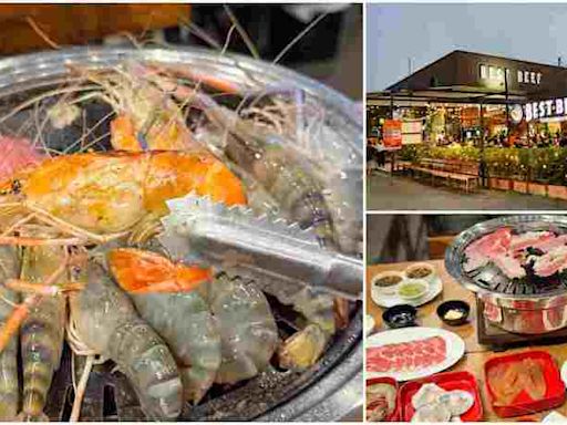 曼谷平價燒烤吃到飽～319銖就有泰國蝦、牛肉、豬肉海鮮吃到飽，跟著泰國當地人一起邊烤邊吃好暢快