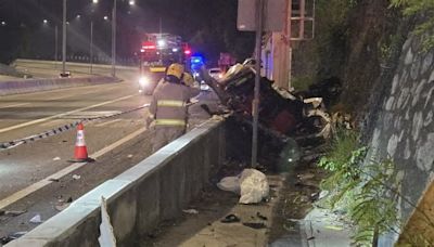 【交通意外】屯門私家車失控撞壆 3人傷重不治