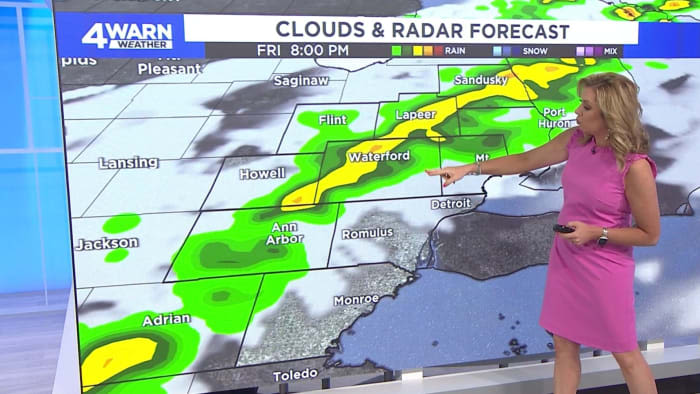 Rainy Friday in Metro Detroit: What to expect and when