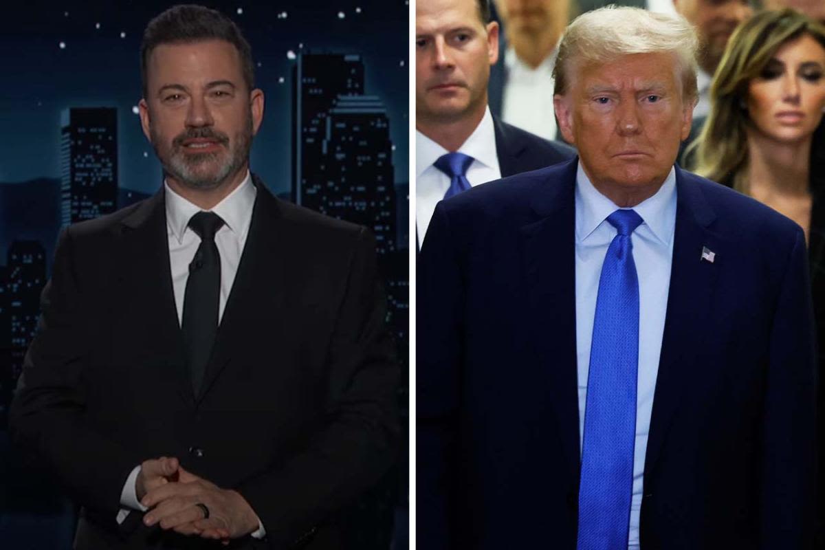 Jimmy Kimmel ribs Donald Trump over guilty verdict on 'Live': "The courtroom is empty and Donald Trump’s diaper is full"