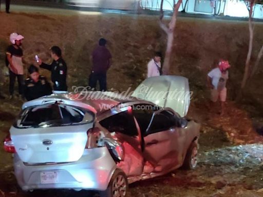 Tragedia en el Periférico de Mérida; conductor fallece tras evitar atropellar a un peatón