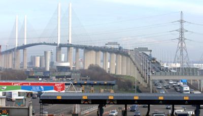 London travel news LIVE: ‘Person on QE2 Bridge' halts traffic at Dartford Crossing amid Tube delays