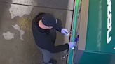 Watch 'info thief' install dangerous 'shimmer' device on an ATM