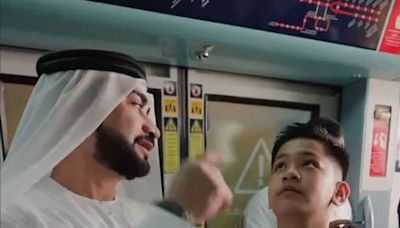 Watch: Why this Filipino boy spent his birthday on Dubai Metro