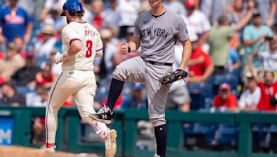 Bryce Harper extends slump, Phillies swept in 3-game series at home for 1st time since July 2022