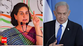 'Moral responsibility of ... ': Priyanka Gandhi hits out at 'barbaric' Netanyahu and US | India News - Times of India