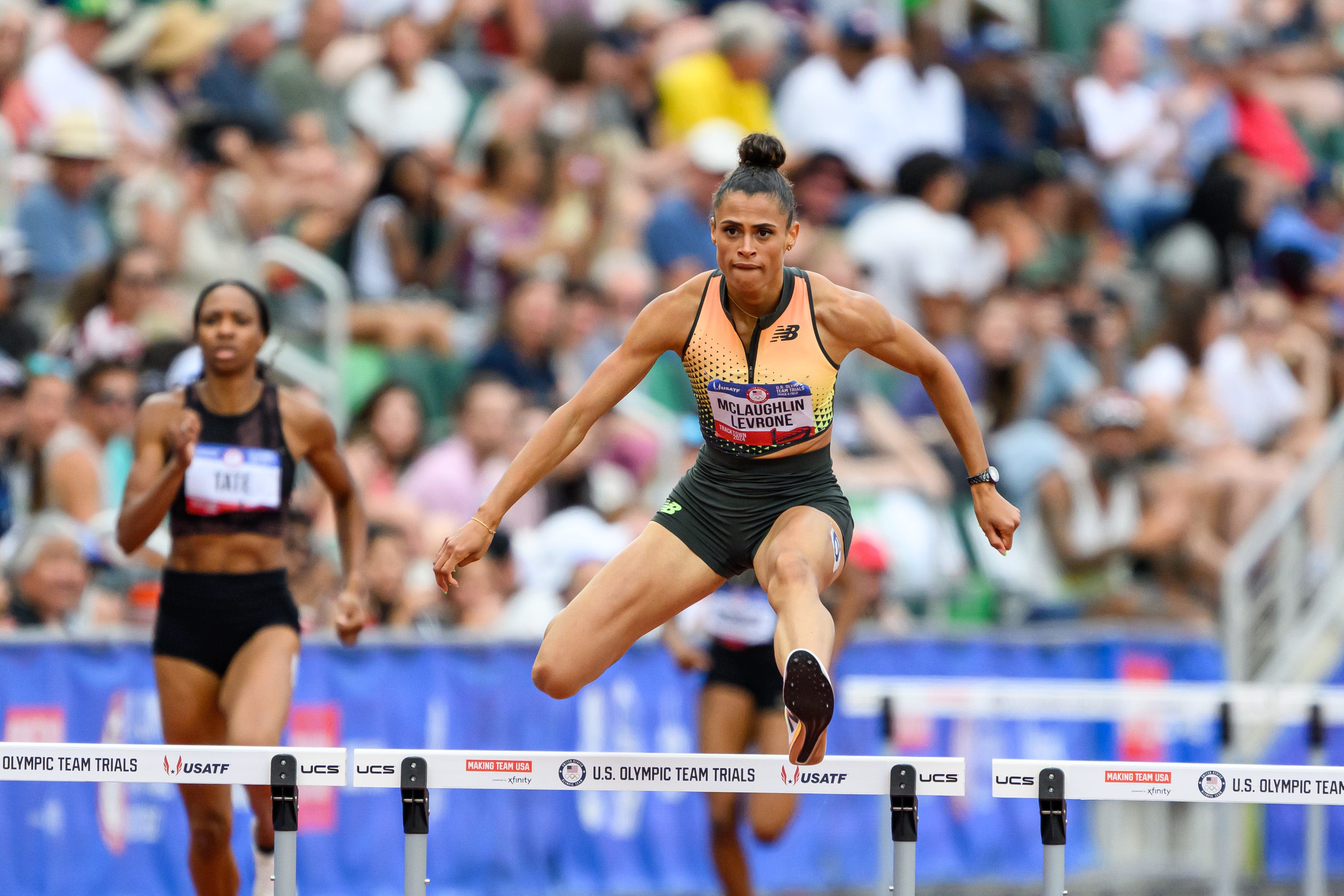 Sydney McLaughlin-Levrone dominates 400 hurdles, sets world record again