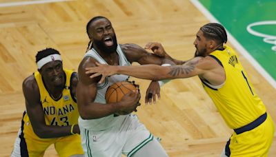 'Resilient' Celtics overcome Pacers in OT, win Game 1 of ECF