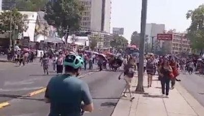 ¡Caos en CDMX! Bloqueo hoy en Insurgentes, Reforma, Eje Central e Izazaga