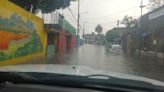 Pega lluvia intensa al oriente; registran 8 encharcamientos