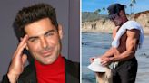 'Have Mercy!': Handsome Zac Efron Sends Pulses Racing as He Cuddles With His Little Sister at the Beach: Photos