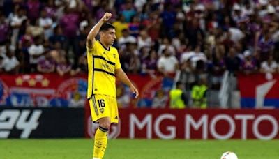 El gol del uruguayo Merentiel que no le alcanzó a Boca Juniors, que perdió 4-2 ante Fortaleza en Brasil