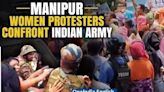 Manipur Violence: Women Protesters Stop Indian Army Convoy | Detention of 11 Miscreants | Oneindia