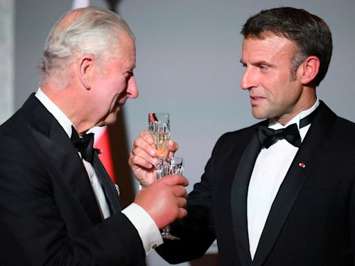 Banquete de Emmanuel Macron para Carlos III em Versalhes custou 475 mil euros