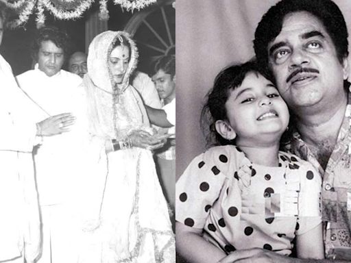 In Pics: Unseen childhod pictures of bride-to-be Sonakshi Sinha and wedding moments of Shatrughan and Poonam Sinha