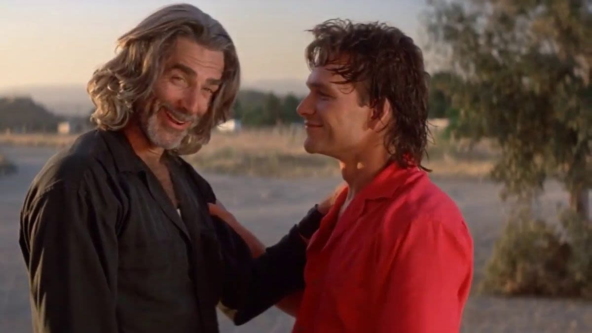 Patrick Swayze's Widow Recalls The Road House Line That Always Sticks With Her, And Fan Fave Sam Elliott...