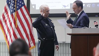 New Tulsa Police Chief Dennis Larsen sworn in at promotion ceremony